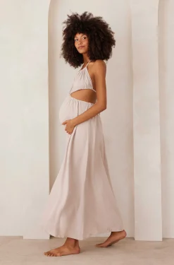 BUMPSUIT Cut Out Linen Dress| Dresses