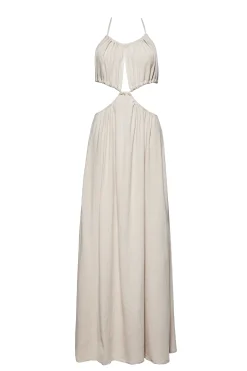 BUMPSUIT Cut Out Linen Dress| Dresses