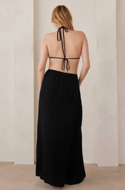 BUMPSUIT Cut Out Linen Dress| Dresses