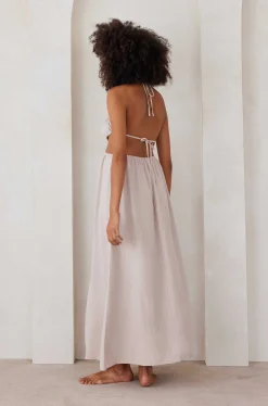 BUMPSUIT Cut Out Linen Dress| Dresses