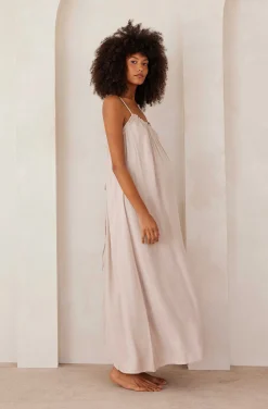 BUMPSUIT Linen Maxi Dress| Dresses