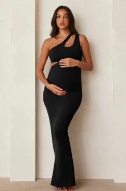 BUMPSUIT Sculpting Rib Cut Out Maxi Dress| Dresses