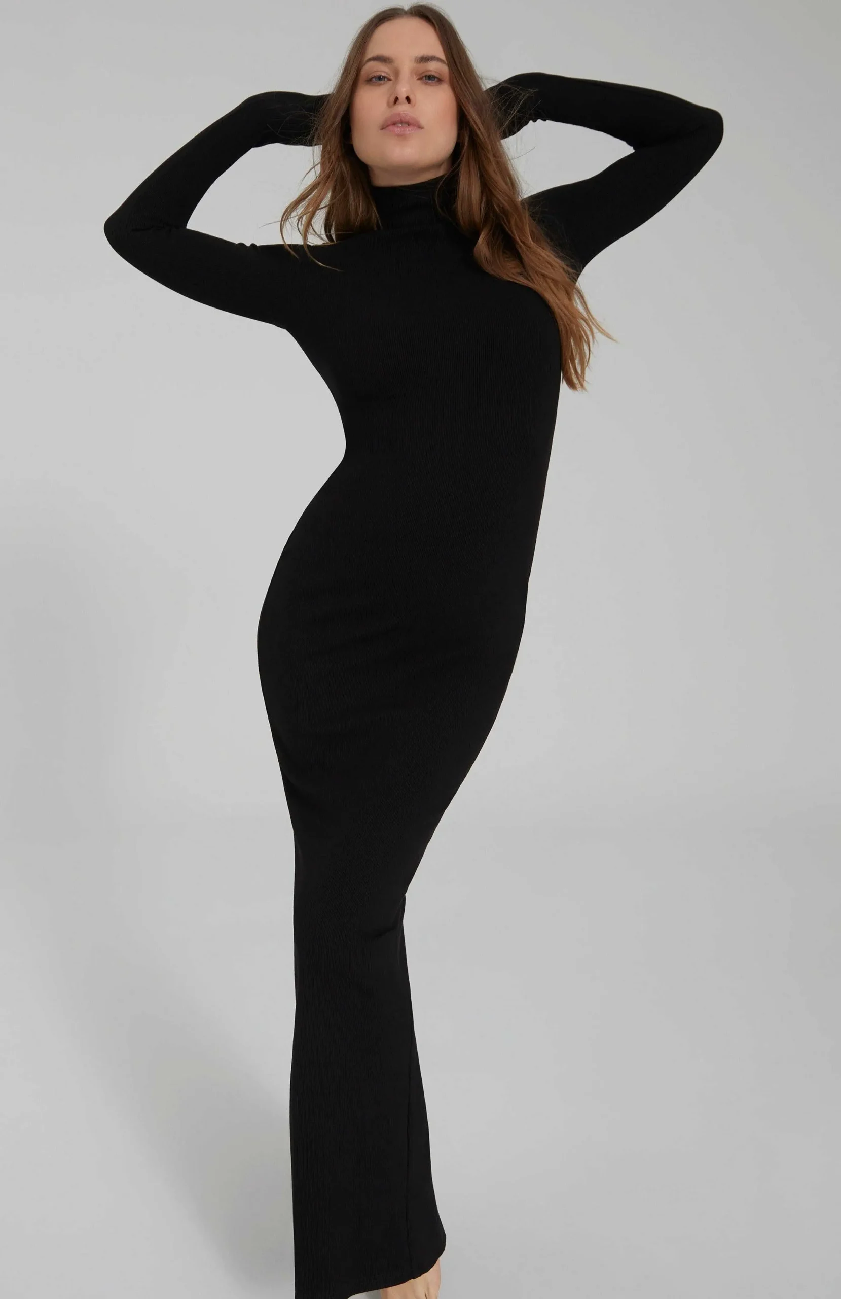 BUMPSUIT Sculpting Rib Long Sleeve Dress| Dresses