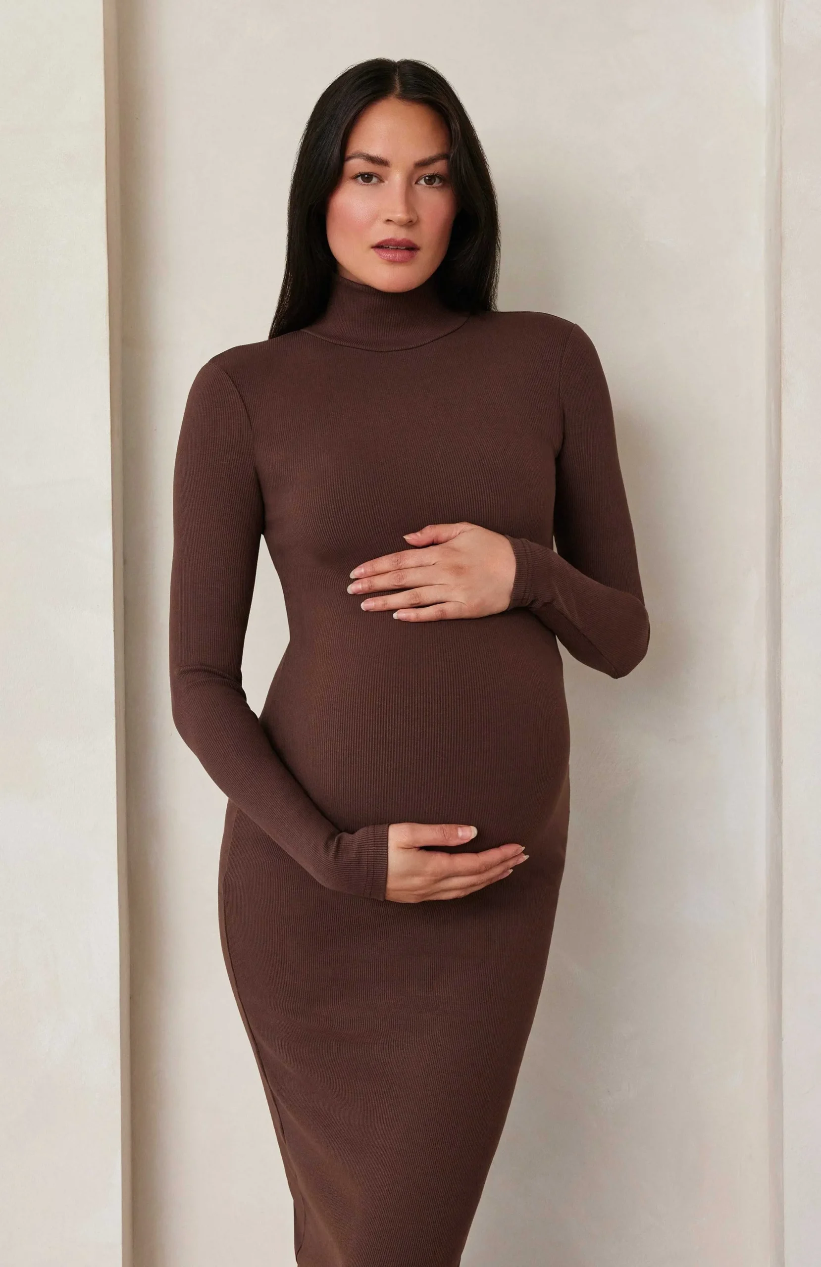 BUMPSUIT Sculpting Rib Long Sleeve Dress| Dresses