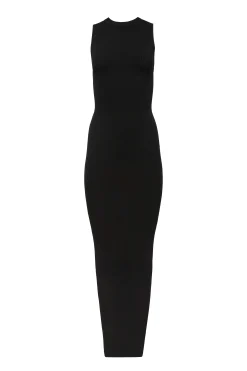 BUMPSUIT Sculpting Rib Mock Neck Maxi Dress| Dresses