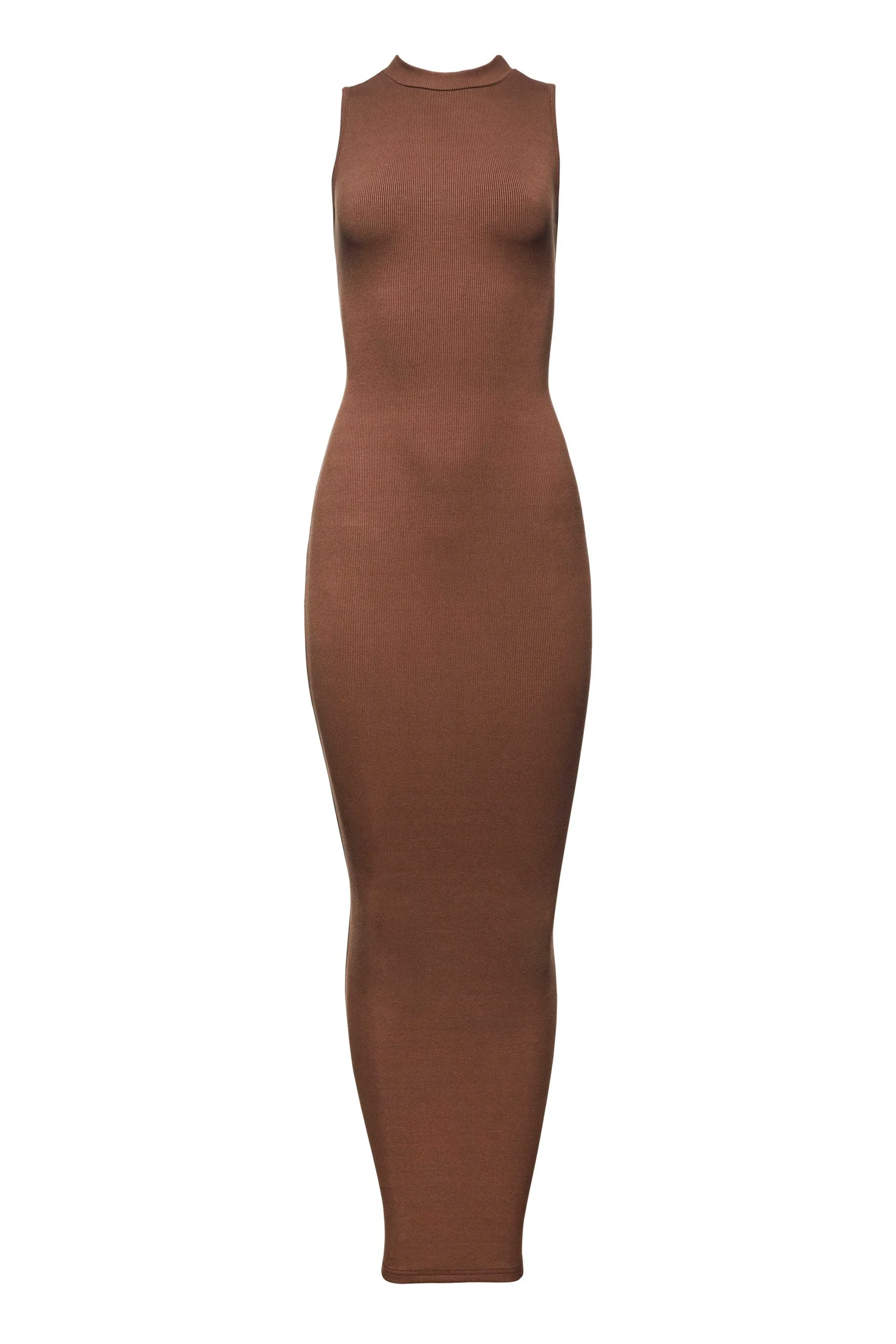 BUMPSUIT Sculpting Rib Mock Neck Maxi Dress| Dresses