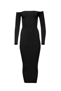 BUMPSUIT Sculpting Rib Off The Shoulder Dress| Dresses