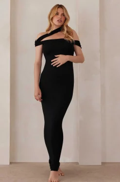 BUMPSUIT Soft Rib Maxi Cross-Over Dress| Dresses