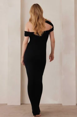 BUMPSUIT Soft Rib Maxi Cross-Over Dress| Dresses