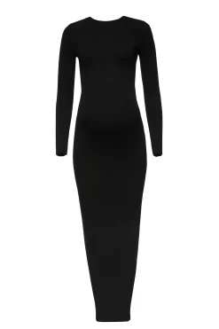 BUMPSUIT Soft Rib Maxi Long Sleeve Dress| Dresses