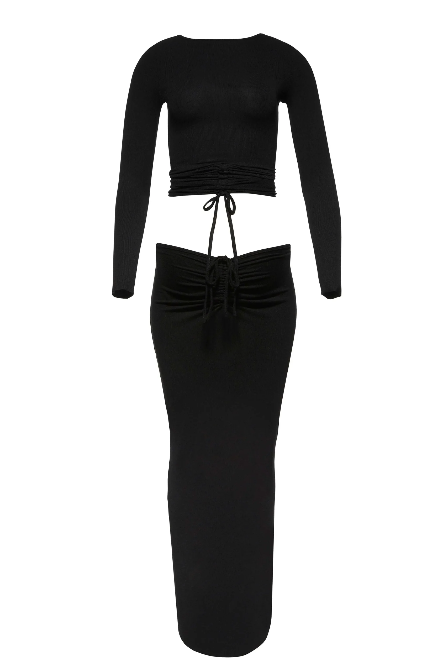 BUMPSUIT Soft Rib Maxi Skirt| Bottoms