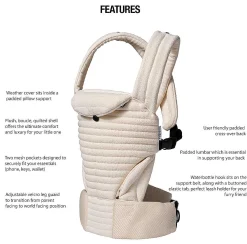 BUMPSUIT The Armadillo Baby Carrier - Cloud| The Armadillo