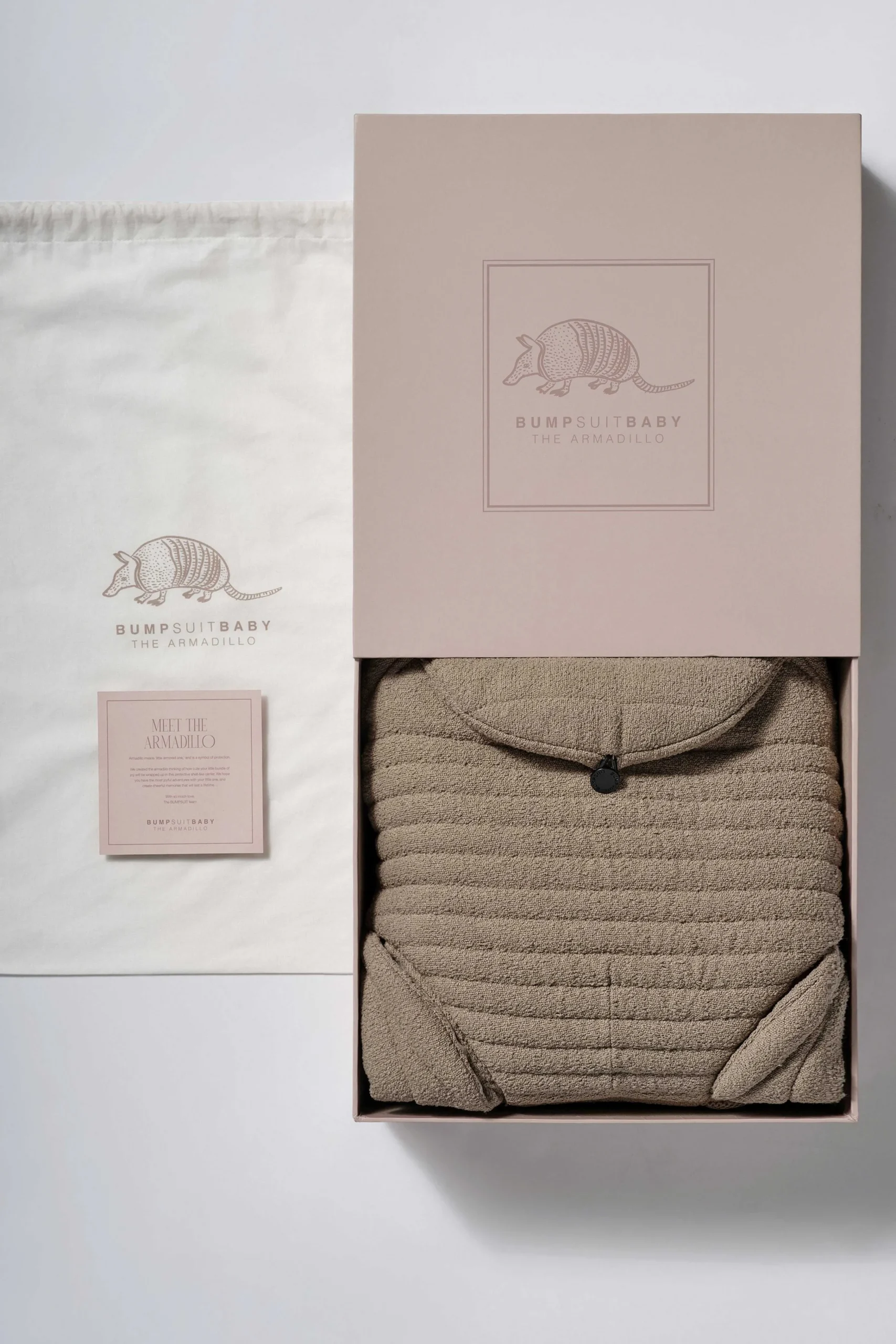 BUMPSUIT The Armadillo Baby Carrier - Oyster| The Armadillo