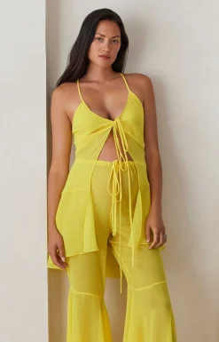 BUMPSUIT The Chiffon Baby Doll Top| Swimwear