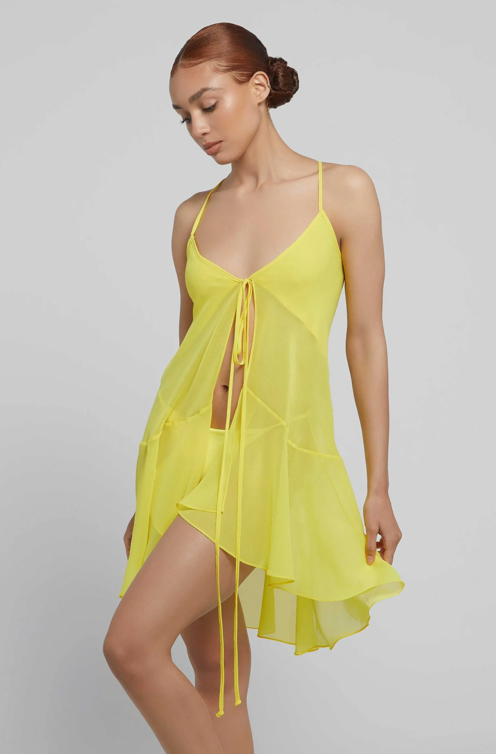 BUMPSUIT The Chiffon Baby Doll Top| Swimwear