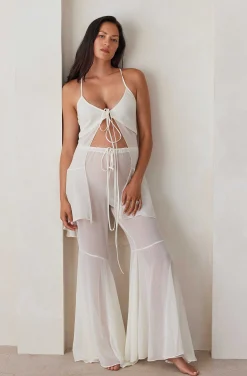 BUMPSUIT The Chiffon Flare Pant| Swimwear