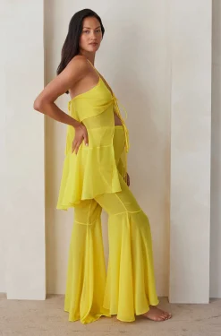 BUMPSUIT The Chiffon Flare Pant| Swimwear