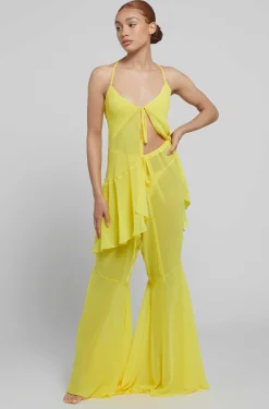 BUMPSUIT The Chiffon Flare Pant| Bottoms