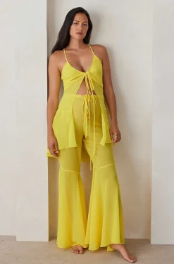 BUMPSUIT The Chiffon Flare Pant| Bottoms