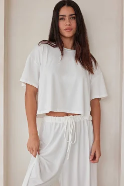 BUMPSUIT The Cloud Crop Tee| Loungewear