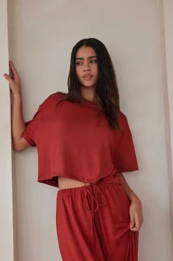 BUMPSUIT The Cloud Crop Tee| Loungewear