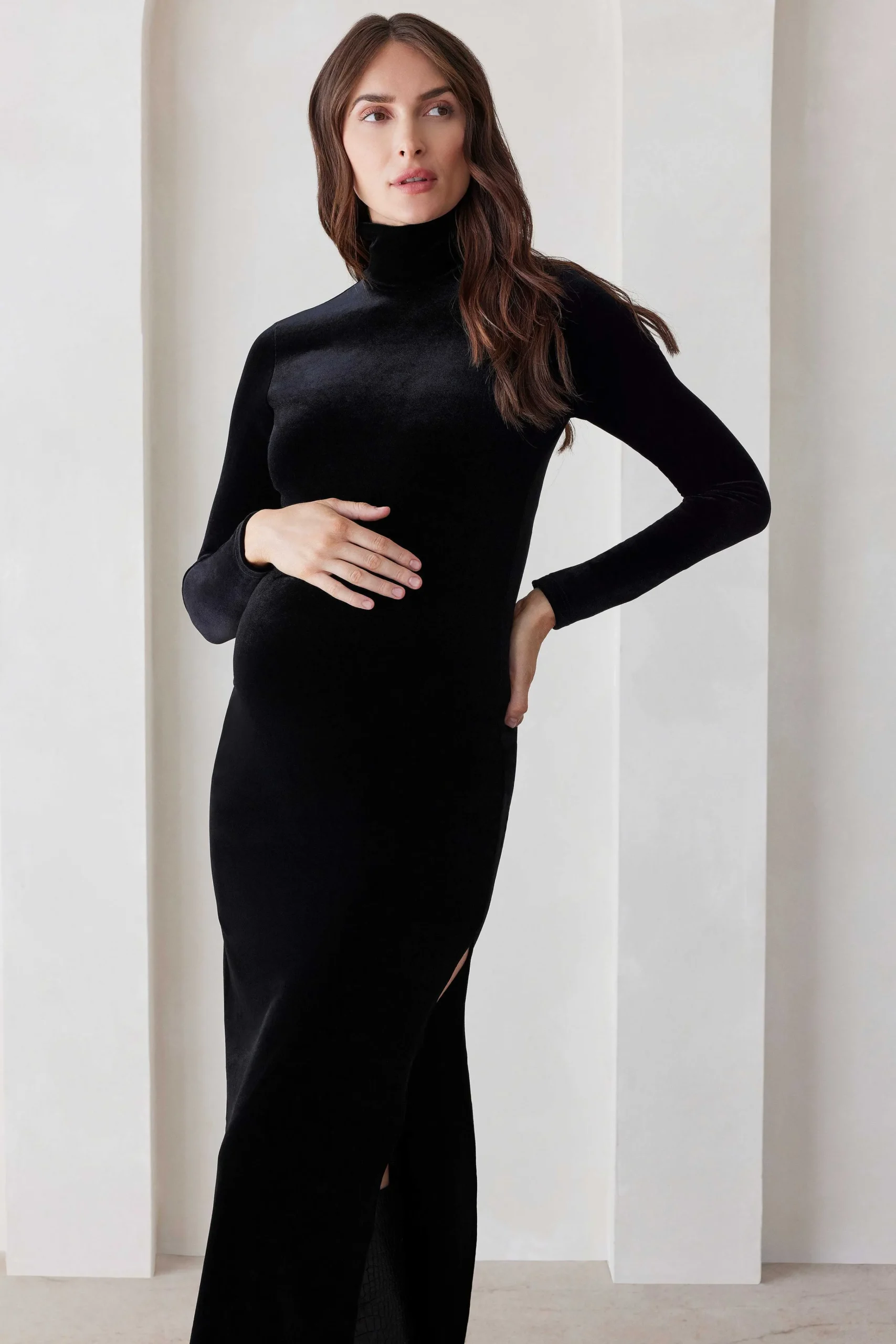 BUMPSUIT The Solid Velvet Monica Dress| Dresses