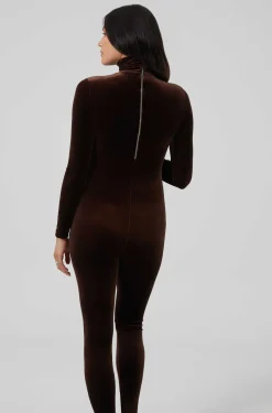 BUMPSUIT The Solid Velvet Penelope | Jumpsuits & Rompers
