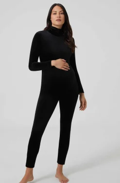 BUMPSUIT The Solid Velvet Penelope | Jumpsuits & Rompers