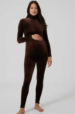 BUMPSUIT The Solid Velvet Penelope | Jumpsuits & Rompers