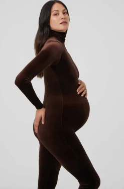 BUMPSUIT The Solid Velvet Penelope | Jumpsuits & Rompers