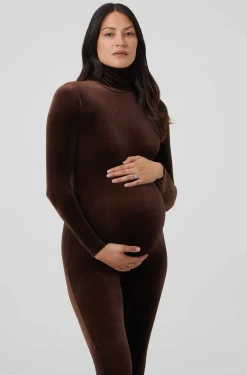 BUMPSUIT The Solid Velvet Penelope | Jumpsuits & Rompers