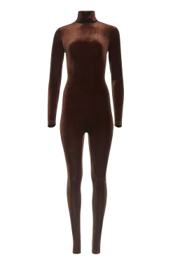 BUMPSUIT The Solid Velvet Penelope | Jumpsuits & Rompers