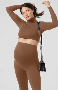 BUMPSUIT The Turtle Long Sleeve Crop Tee| Tops & Bodysuits