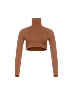 BUMPSUIT The Turtle Long Sleeve Crop Tee| Tops & Bodysuits