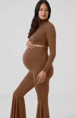 BUMPSUIT The Turtle Long Sleeve Crop Tee| Tops & Bodysuits