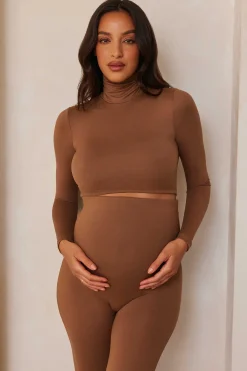 BUMPSUIT The Turtle Long Sleeve Crop Tee| Tops & Bodysuits