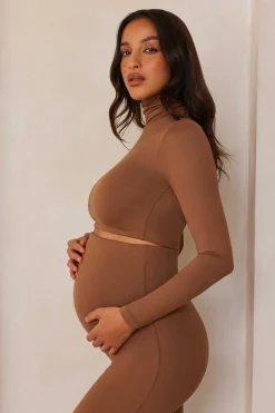 BUMPSUIT The Turtle Long Sleeve Crop Tee| Tops & Bodysuits